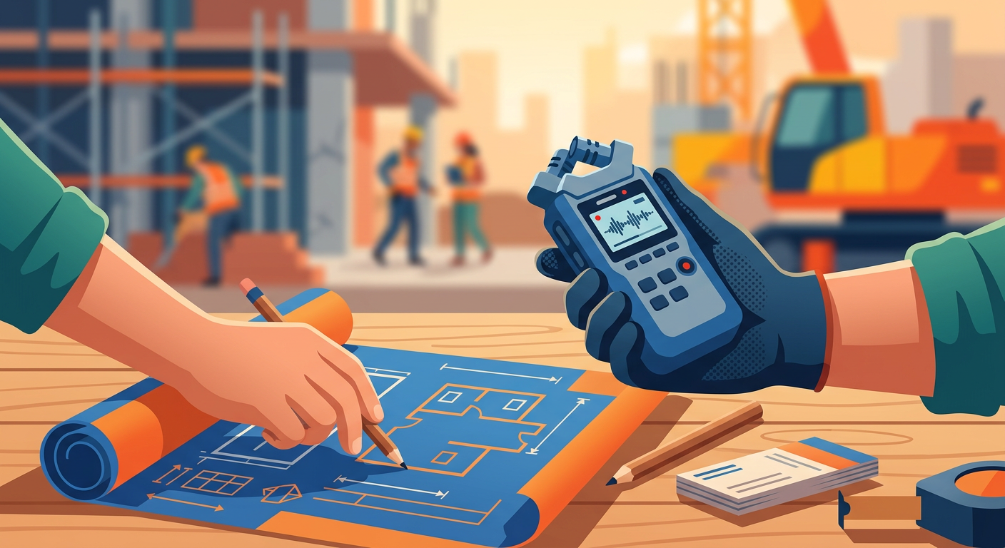 Comment la transcription audio en texte fait gagner des heures de bureau aux artisans