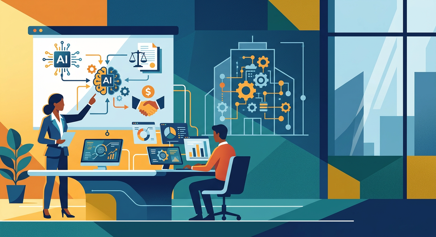 Illustration de l'article : La mise aux normes IA : le guide commercial pour vendre cette expertise en 2025