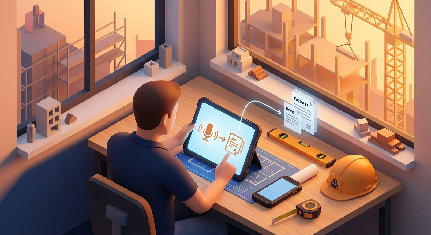 La transcription audio en texte pour vos devis de chantier