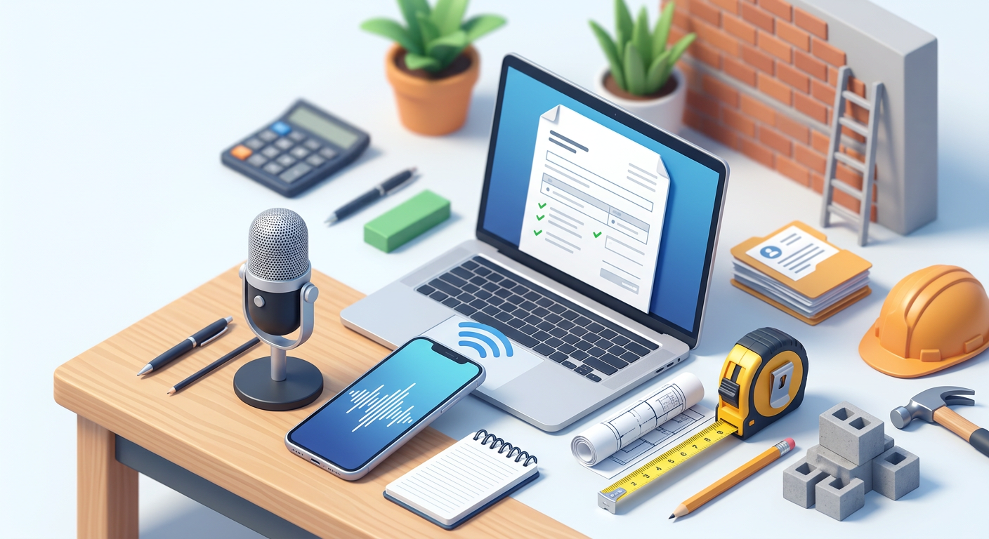 Comment utiliser la transcription audio en texte gratuite pour vos devis de bâtiment